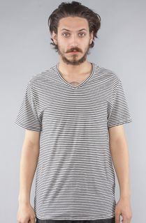Alternative Apparel The Tanager Tee in Pepper Stripe
