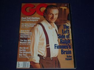  July GQ Gentlemens Quarterly Magazine Ralph Fiennes II 8983