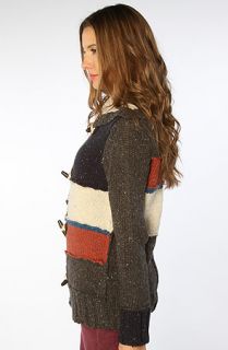 Quiksilver / QSW The Brownstone Sweater in Charcoal Heather Gray