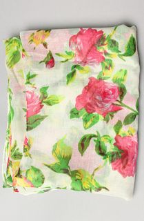 Accessories Boutique The Cottage Flowers Scarf in White  Karmaloop