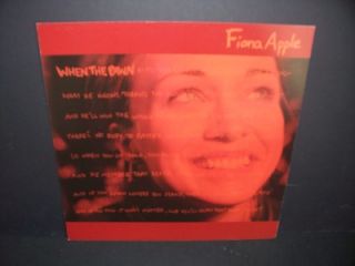 Fiona Apple Sexy Promo Album Poster Flat Very RARE Hot