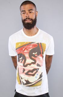 Obey The Warhola TriBlend Tee in Natural White