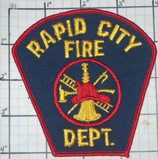 South Carolina City of Rapid City Fire Dept Patch