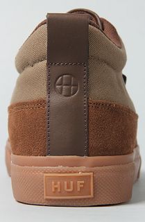 HUF The Clarence Sneaker in Military Brown