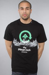 LRG The Planet Rock Tee in Black Concrete