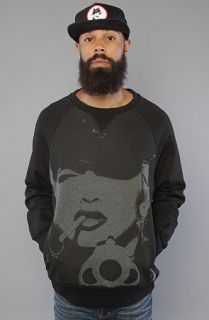 Dissizit The Bang Bang Crewneck Sweatshirt in Black Heather