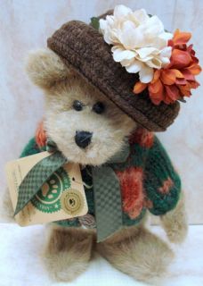 Boyds Bears Aunt Fanny Fremont Plush Fall Hat 918350