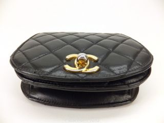  Chanel Vintage Lambskin Luxury Fanny Waist Pack Hand Bag