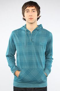 Matix The Builders Plaid Hoody in Heather Blue