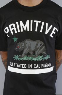 Primitive The Cultivated Tee in Black Green