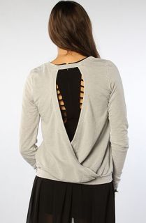  heart cross back pullover sweatshirt in gray sale $ 28 95 $ 84 00