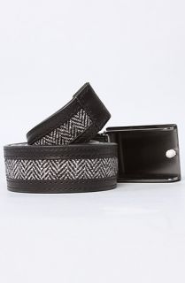 Play Cloths The Tweed Belt in Caviar Concrete