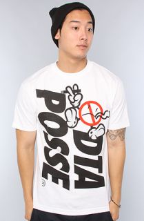 DTA   Rogue Status The New World Panic Tee in White and Black