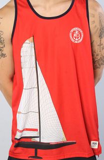 Crooks and Castles The Set Sail Tank in True Red