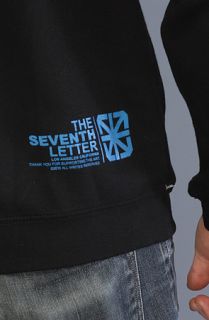 7th Letter The Revok Script Crewneck Sweatshirt in Black  Karmaloop