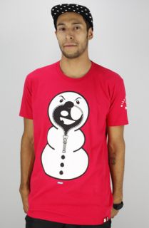 Entree Entree LS Snowman Red Tee Concrete