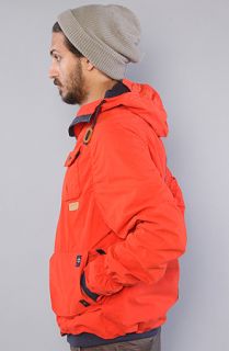 Supremebeing The Chute Jacket in Rescue Red