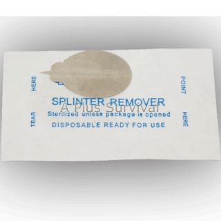  Splinter Removers Individually Wrapped for First Aid Kits