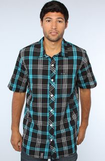 LRG The Degeneration SS Buttondown Shirt in Black