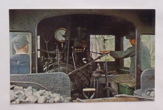  Railroad Steam Engine Unusual View from Tender Farmingdale NJ
