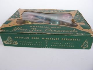 10 Vintage Shiny Brite Miniature Mercury Glass Christmas Tree