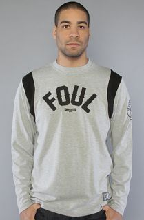 Crooks and Castles The Foul LS Tee in Heather Grey