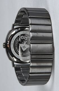 LRG The Portal Watch in Black Concrete