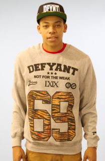 Defyant Jersey Tiger Crewneck Concrete