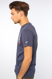 RockSmith The VNeck Henley in Navy Concrete