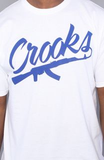 Crooks and Castles The Play Ball Tee in White