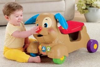 Fisher Price Laugh and Learn Stride to Ride Puppy New