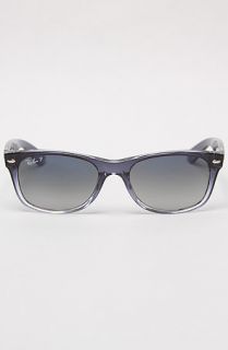 Ray Ban The New Wayfarer Sunglasses in Blue Faded Transparent