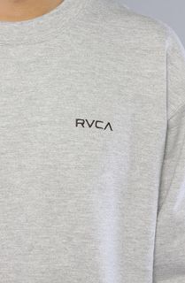 RVCA The Little RVCA Crewneck Sweatshirt in Athletic Heather