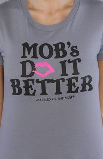 Married to the Mob The Doin It Tee in Gray