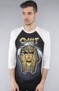 Omit The Cosmic King Raglan in Black Concrete