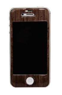 Yamamoto Industries Brown Wood Epoxy Gel Skin w FREE BumperiPhone 44S