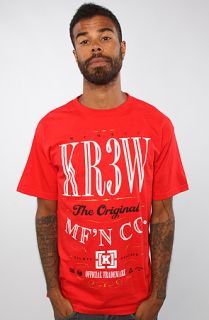 KR3W The Kentucky Regular Tee in Red Concrete