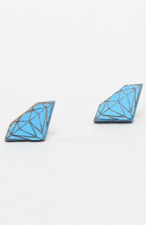 GoodWood The Diamond Stud Earrings in Blue