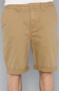 Vans The Excerpt Shorts in New Mushroom Brown