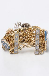 Betsey Johnson The Heavens To Betsey Heart Charm Bracelet  Karmaloop