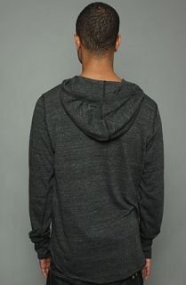Alternative Apparel The EcoHeather Pullover Hoodie in Black