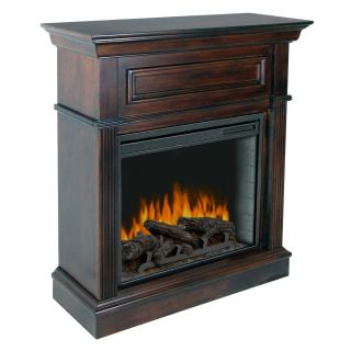  FIREPLACE WITH HEATER   MANTEL AND 23 FIREBOX INSERT CHIMNEY 120V