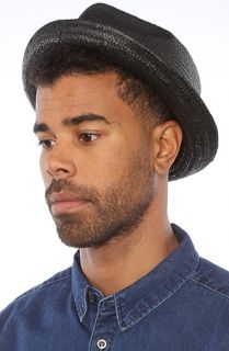 Brixton The Castor Fedora in Black Concrete