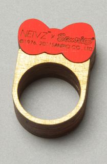 NEIVZ The Sanrio x Neivz Ministack Hello Kitty Bow Ring in Red