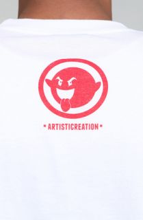 artisticreation the thriller tee in white $ 32 00 converter share on