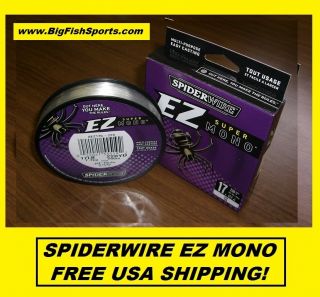 Spiderwire EZ Mono Fishing Line 17lb 220yd SEZ17C 220 Free USA