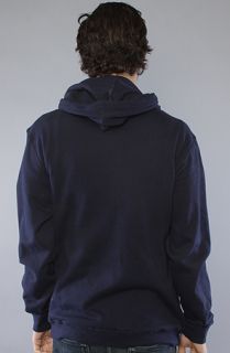 RVCA The RVCA Shadow Zip Up Hoody in Navy