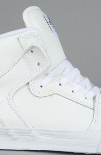 SUPRA The Vaider Sneaker in White Action