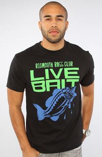 Billionaire Boys Club The Live Bait Tee in Black