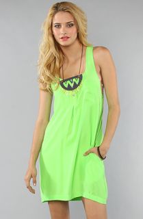 Leah McSweeney The Rebound Dress in Neon Green